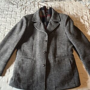 West Louis Gray Men's Pea Coat